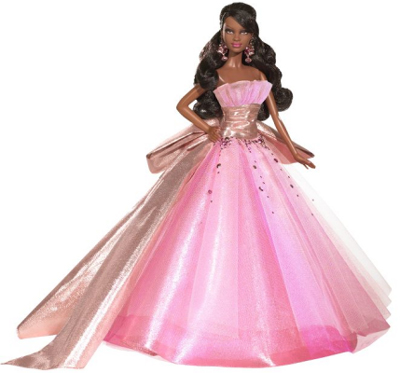 2009 AfricanAmerican Holiday Barbie She is available in Caucasian and 