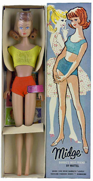 pregnant barbie doll. If Midge had red hair her