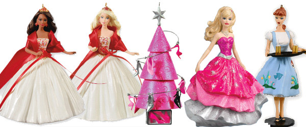 2010 hallmark barbie christmas ornaments vintage barbie and barbies christmas