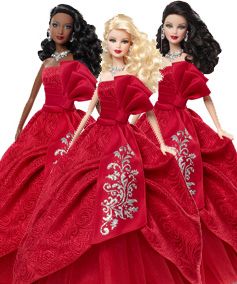 Holiday Barbie Dolls - Collectible and Pink Box
