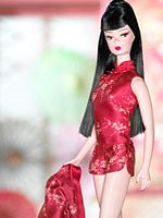 Chinoiserie Red Moon Barbie