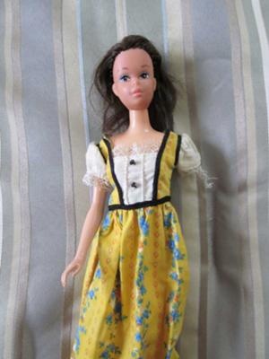#3 She has non-bendable legs but is marked Mattel