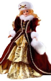 happy holidays barbie 1996