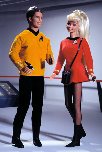 1996 Barbie and Ken Star Trek Gift Set