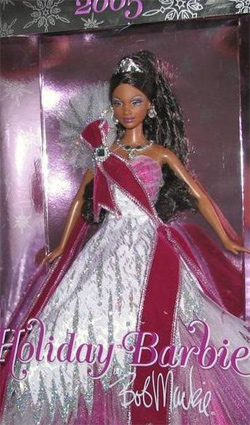 holiday barbie bob mackie 2005