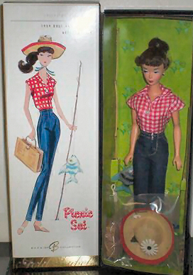 vintage barbie picnic set