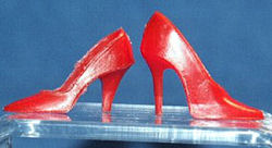 Vintage Barbie Red Closed Toe Heels and Closed Toe Heels with Spike Heels