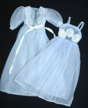 vintage barbie blue dress