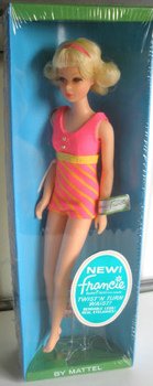 1969 Twist and Turn Francie Doll