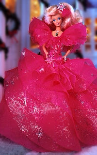 barbie 1990 holiday