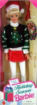 holiday season barbie 1996