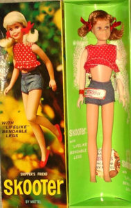 Vintage Skooter Doll - Bendable Legs