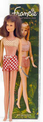 Vintage Straight Leg Francie Doll