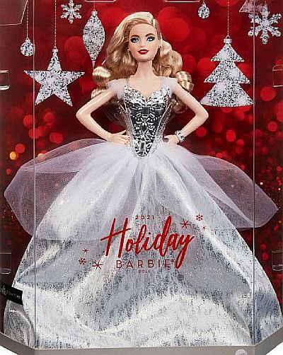 2021 Holiday Barbie Blonde Boxed