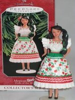 Mexican Barbie Ornament