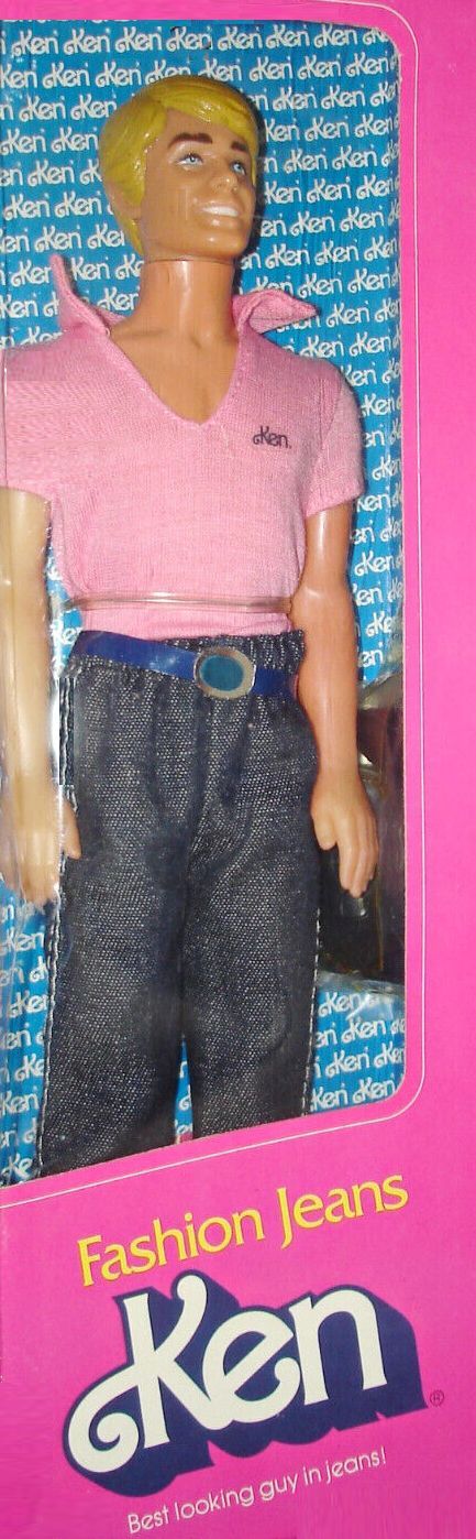 1981 Barbie Dolls Fashion Jeans Ken Box