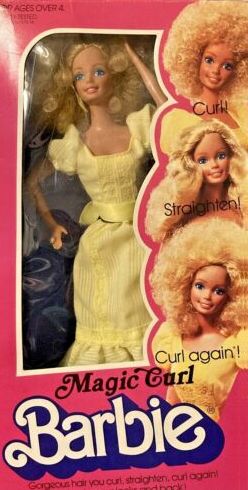 1981 Barbie Dolls Magic Curl 1