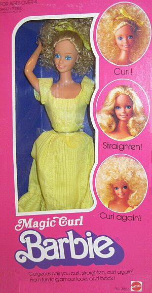 1981 Barbie Dolls Magic Curl