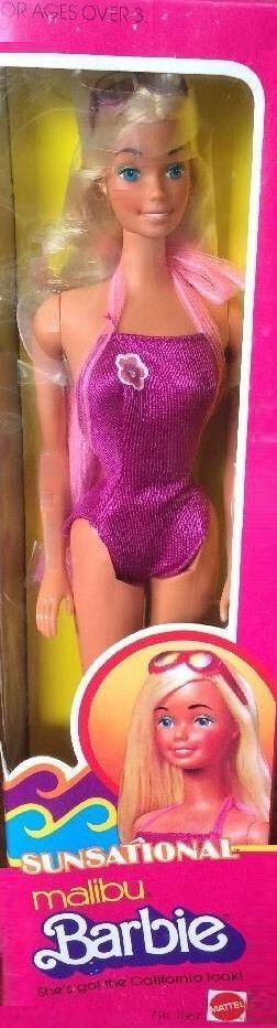 1981 Barbie Dolls Sunsational Malibu 5
