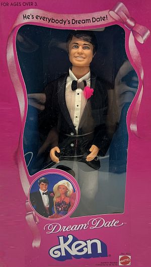 1982 Barbie Dolls Dream Date Ken Box