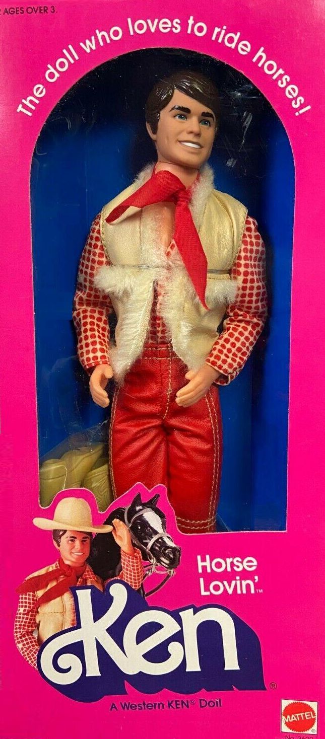 1982 Barbie Dolls Horse Lovin' Ken