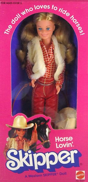 1982 Barbie Dolls Horse Lovin' Skipper