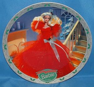 barbie collector plates value