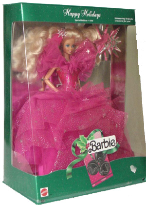 how much is the first holiday barbie worth