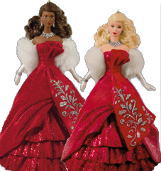 2012 Hallmark Holiday Barbie Ornament