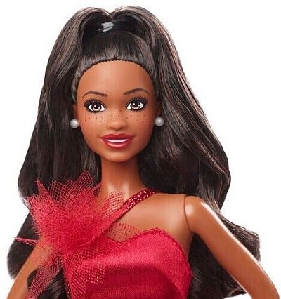 2022 Holiday Barbie African American Face