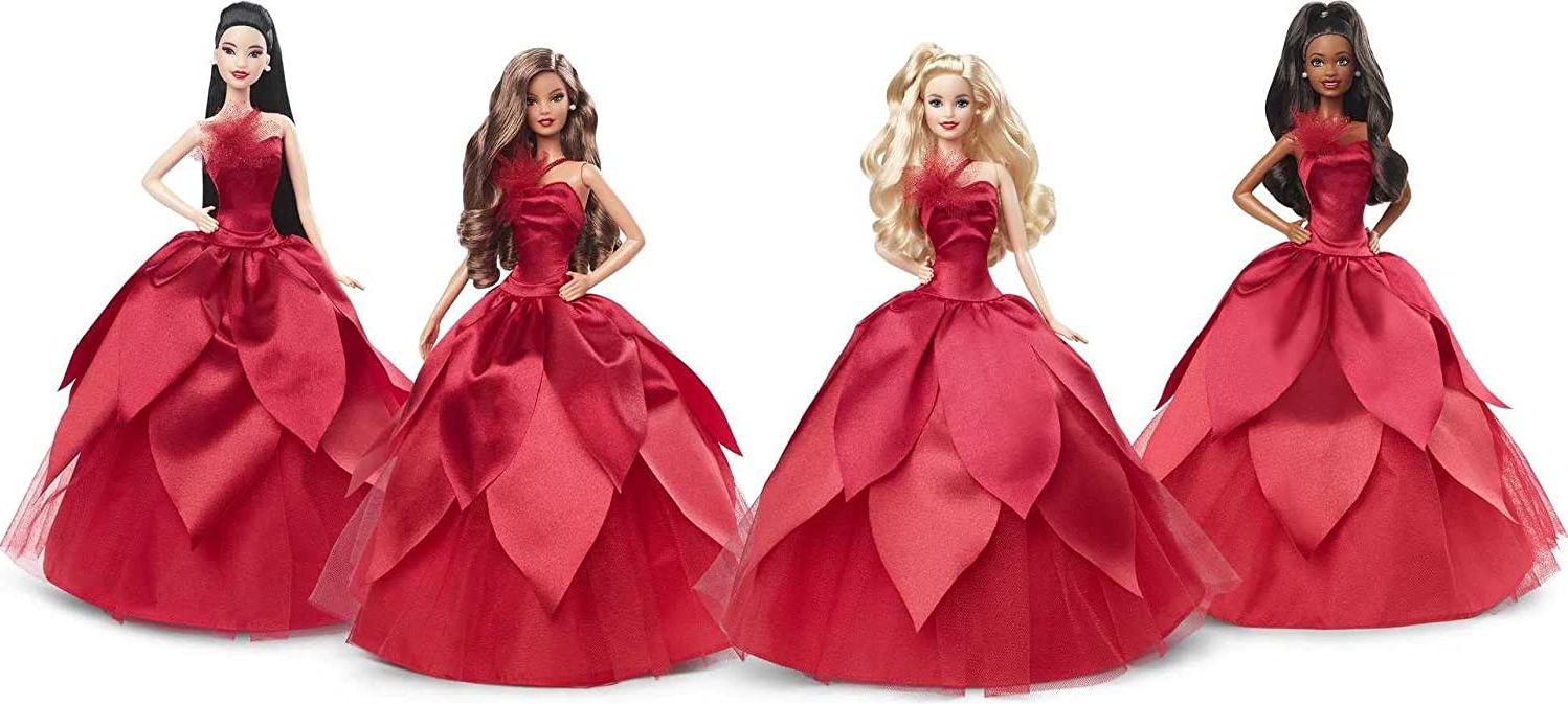 2022 Holiday Barbie Group