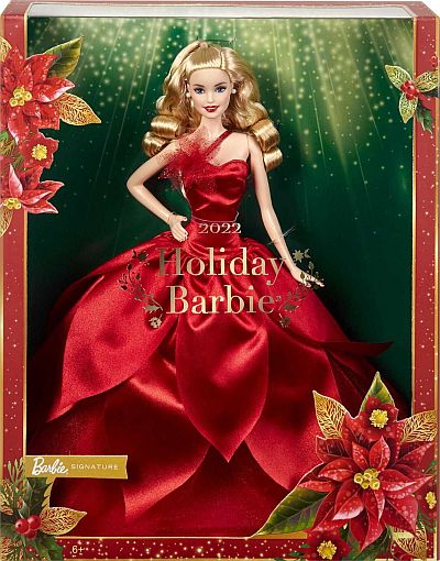 2022 Holiday Barbie Packaging