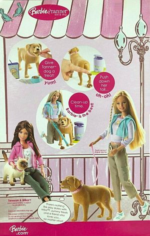 2023 Barbie Movie Dolls 2006 Barbie and Tanner Box Back