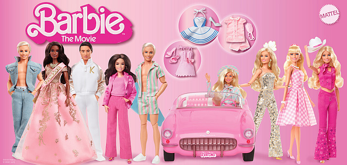 2023 Barbie Movie Dolls Group