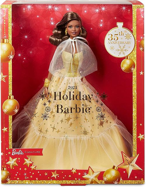 2020 brunette holiday barbie cheap