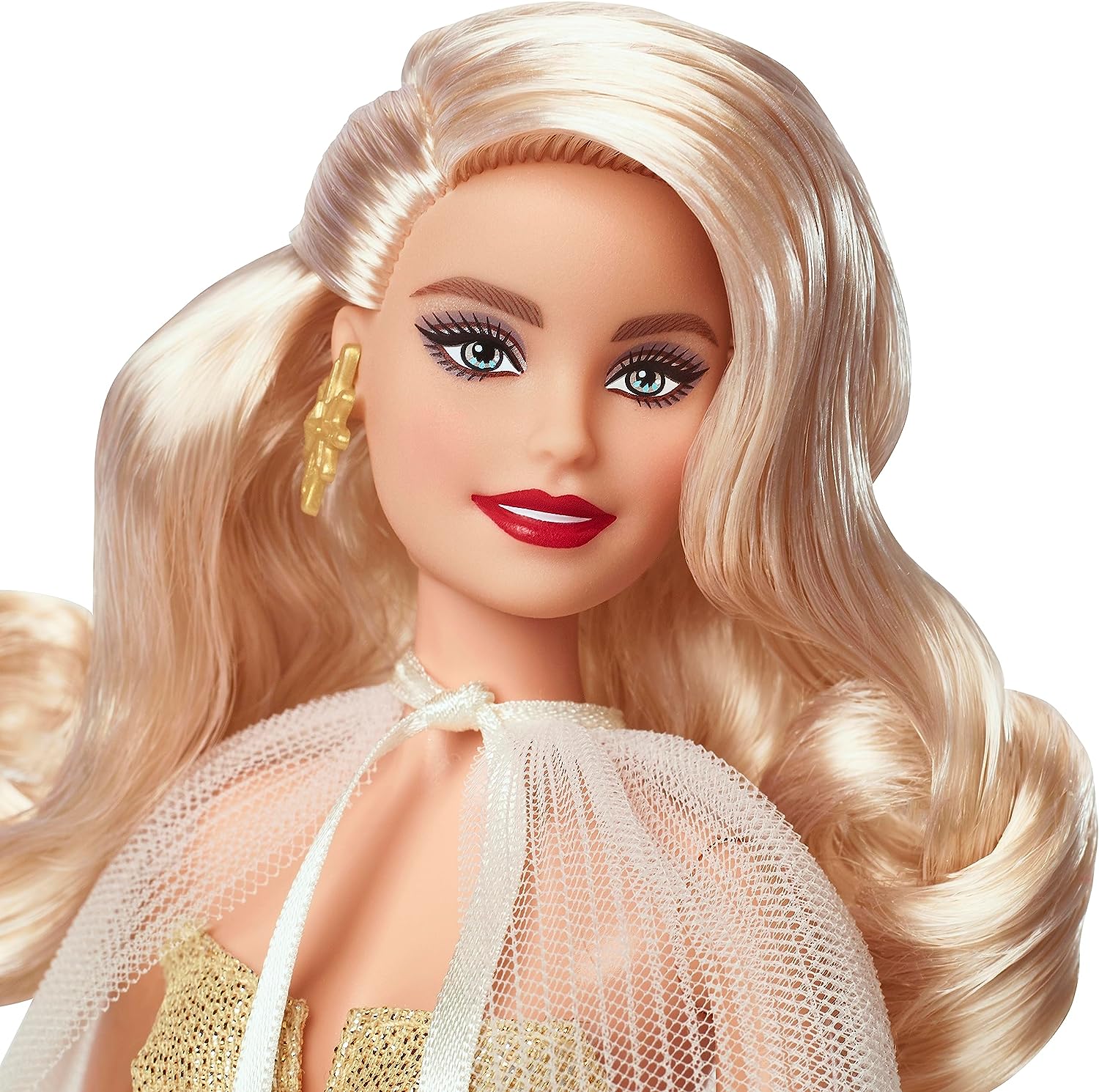 2023 Holiday Barbie Blonde Face