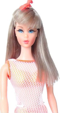 vintage barbie with real eyelashes