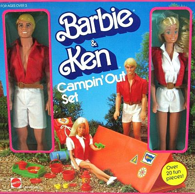Barbie 1983 Barbie & Ken Campin Out Set
