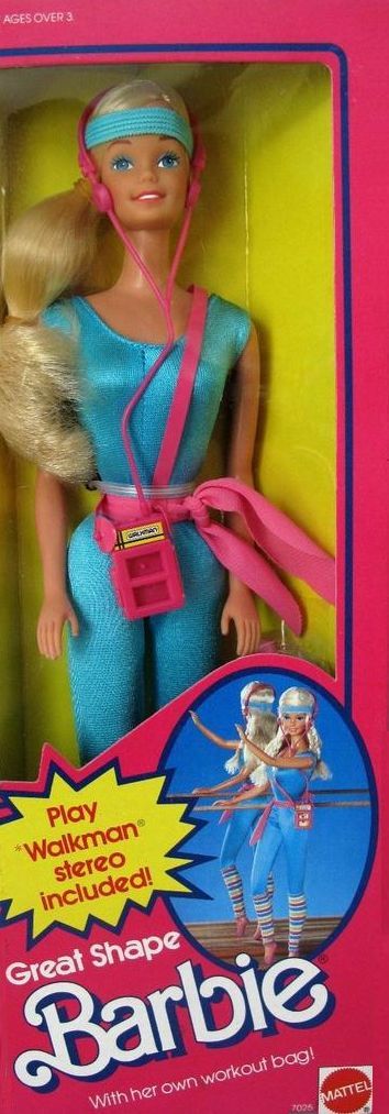 Barbie 1983 Great Shape With Walkman