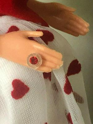 Barbie 1983 Loving You Ring