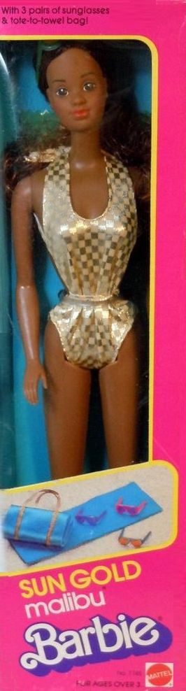 Barbie 1983 Sun Gold Malibu African American