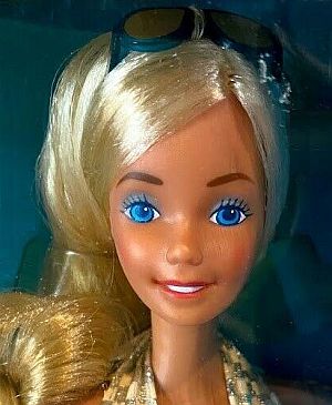 Barbie 1983 Sun Gold Malibu Face3
