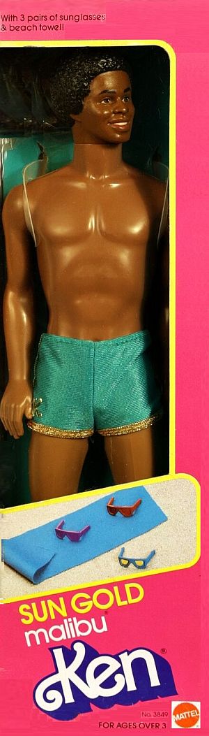 Barbie 1983 Sun Gold Malibu Ken African American