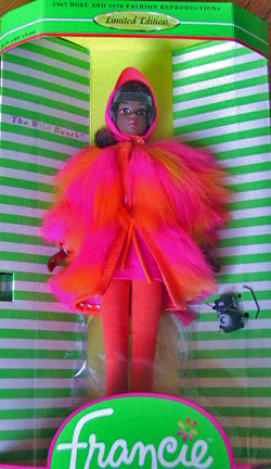 Francie sweet Francie, Barbie Mod cousin from 1966 to 1976