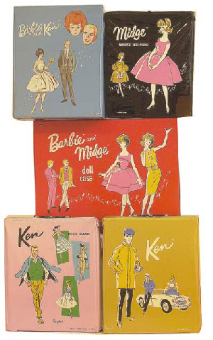 Vintage Barbie Doll Cases
