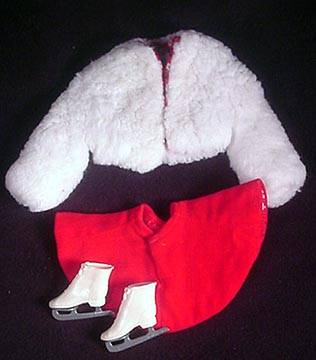 vintage ice skating barbie