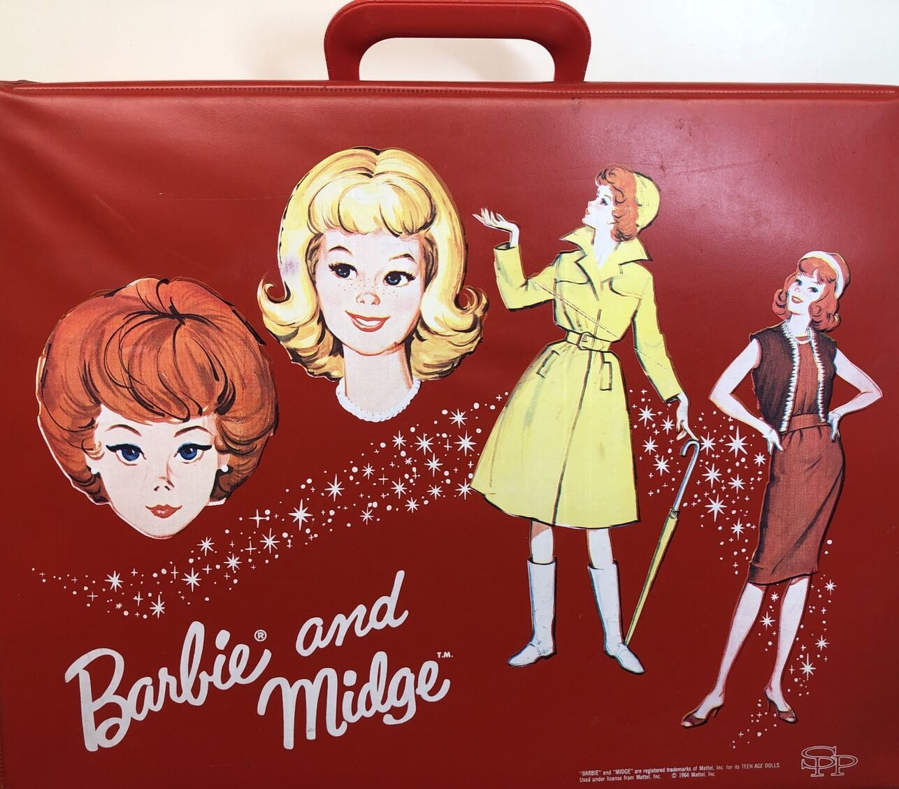 Barbie and midge doll case 1964 cheap