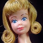 Details about   1963-67 Vintage BARBIE MIDGE Blonde Straight-leg Flip #860 with BOX LOVELY! 