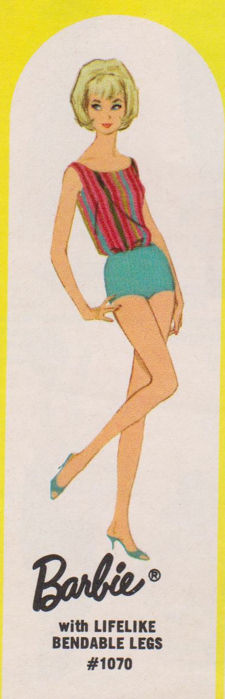 Vintage American Girl Barbie Doll in Booklet