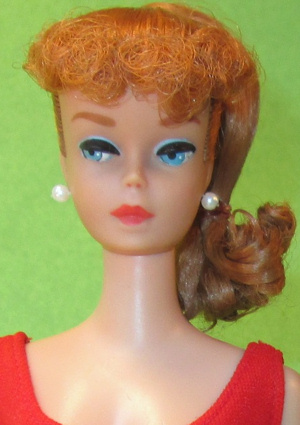Number 6 Ponytail Vintage Barbie Doll  1962 - 1964